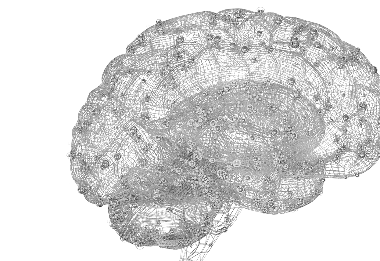 Vernetztes Drahtgitter-Gehirn – KI, Datenanalyse und Research.